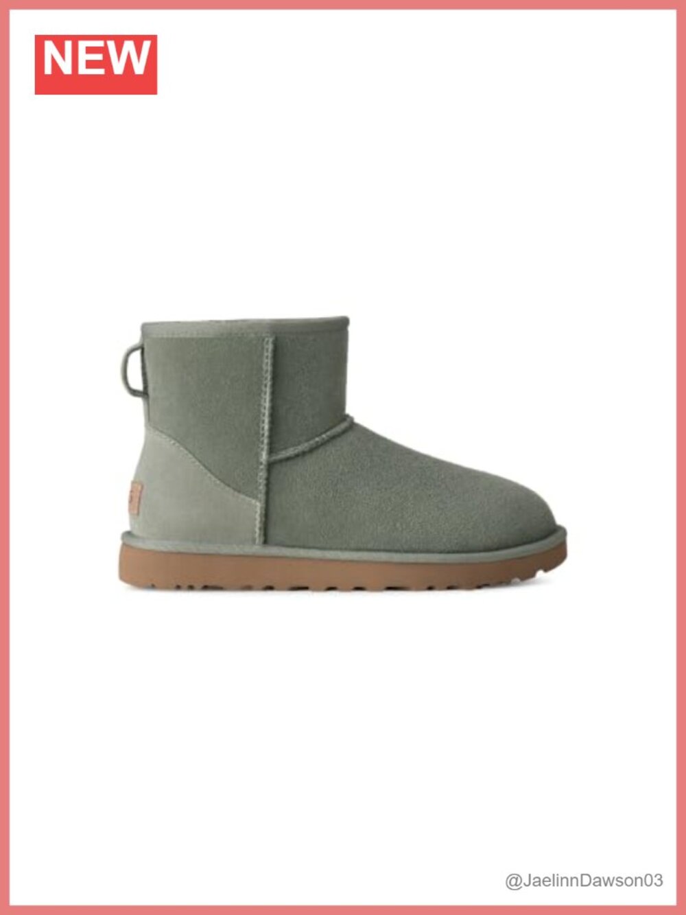 Sheepskin Suede Ankle Bootie with Wool Lining & EVA Footbed